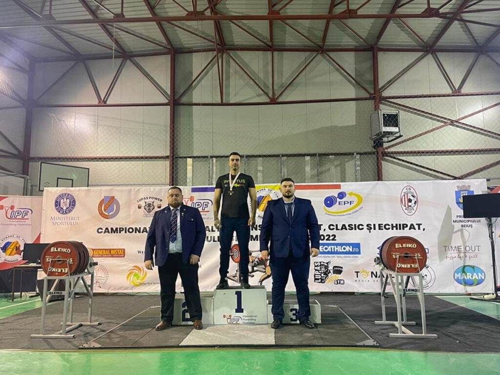 Campionatul Național de Împins din Culcat – clasic - invitus romania